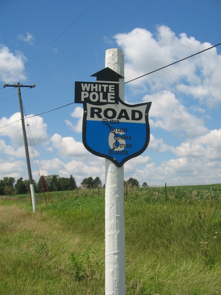 whitepole sign